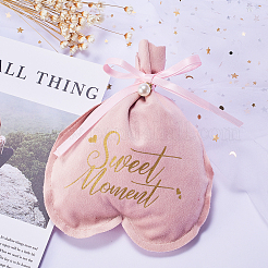 Подарочные пакеты на шнурке из бархата&nbsp;ABAG-CJC0003-02F