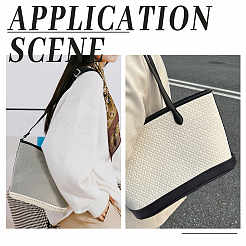 2 шт. 2 цвета 3D искусственная кожа овальное дно&nbsp;DIY-PH0008-93