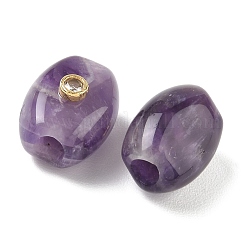 Natürliche Amethyst europäischen Perlen&nbsp;GG-CBA105B-02B-G