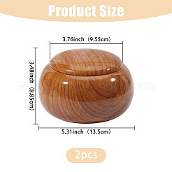 Пустые коробки из смолы с крышкой для китайского го&nbsp;CON-WH0092-95