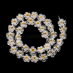 Ручной работы millefiori стеклянные бусины нитки&nbsp;X-LAMP-G164-03O