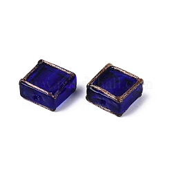 Perles vernissées de sable d'or manuelles &nbsp;LAMP-N041-01C