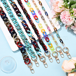 Прозрачный акриловый витой цепной мешок декоративные цепочки&nbsp;HJEW-YW00116-02