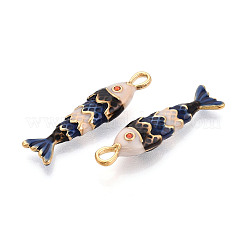 Подвески из нержавеющей стали 304 с эмалью&nbsp;STAS-N124-26B-01G