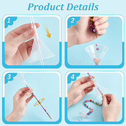 Прозрачная воронка для бисера&nbsp;AJEW-WH0567-05