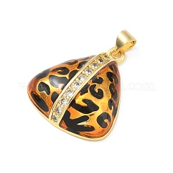 Pendentifs en laiton zircon cubique transparent&nbsp;KK-A303-17B-G