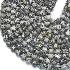 Натуральный камень-карта / камень пикассо / нити из бисера пикассо G-K389-A67-01