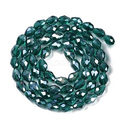 Trasparenti perle di vetro placca fili&nbsp;EGLA-T6mm-B24