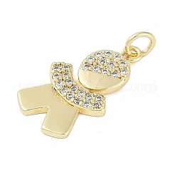 Стойки обшивки латунь микро проложить Циркон подвеску KK-H509-35G-01