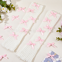 Броши-банты из полиэстера&nbsp;JEWB-WH0028-68B