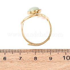 Anillos abiertos para puños de acero inoxidable 304&nbsp;RJEW-H266-02A-G