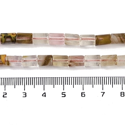 Tigerskin стеклянные бусы пряди G-C128-A20-01