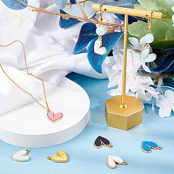 48шт 8 цвета акриловые подвески&nbsp;FIND-SC0005-19