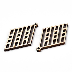 Подвески из неокрашенного натурального дерева тополя WOOD-TAC0002-47