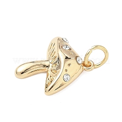 Латунные микро проложить кубического циркония подвески&nbsp;KK-D364-01G