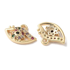 Pendentifs en laiton zircon cubique transparent&nbsp;KK-Q031-47G-05