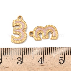 304 Edelstahl-Emaille-Anhänger&nbsp;STAS-I351-20G-3