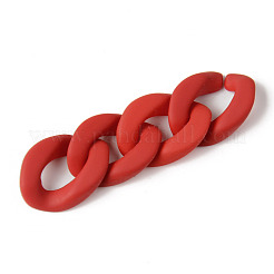 Anelli di collegamento in acrilico stile gommato&nbsp;OACR-N011-002A-03