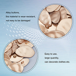 24 шт. 2 стильные пуговицы из сплава BUTT-FG0001-06