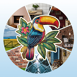 Старинный металлический оловянный знак AJEW-WH0409-086