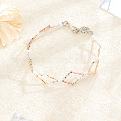 Бисера латунной трубки KK-FH0001-18