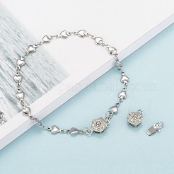 Латунные застежки из латуни с платиновым покрытием X-KK64