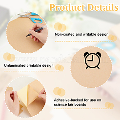 Самоклеящиеся наклейки из крафт-бумаги формата А4 STIC-WH0002-026