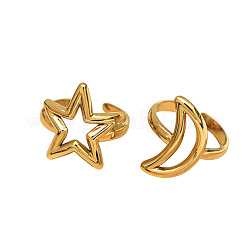 月＆星  ゴールドカラー  usサイズ{12}（7mm）〜usサイズ1/2 17.7（8mm）  約1/2個/セット&nbsp;WGD7AE8-01