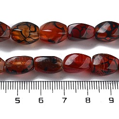 Природных вены драконов агат бисер нитей&nbsp;G-G172-01P