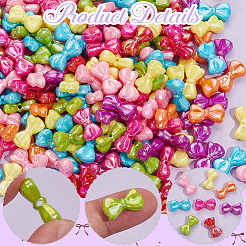 200 шт. Непрозрачные акриловые бусины&nbsp;SACR-SP0001-12