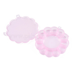 Цветок пластиковые контейнеры для хранения бисера CON-Q023-21A