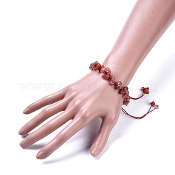Braccialetti di perline intrecciati con perline di pietra miste naturali e sintetiche regolabili&nbsp;BJEW-JB04392