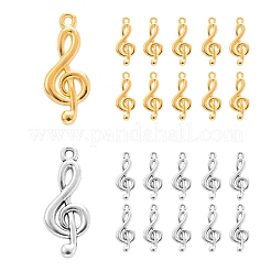 Подвески со скрипичным ключом из сплава в тибетском стиле FIND-FS0001-11M