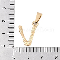 Pendentifs en acier inoxydable 304&nbsp;STAS-F235-01G-V