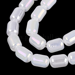 Chapelets de perles en verre d'imitation jade électrolytique&nbsp;EGLA-Q132-03B-B01