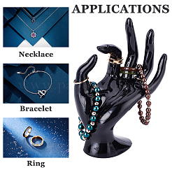 Пластиковая модель руки дисплея кольца RDIS-WH0004-03A