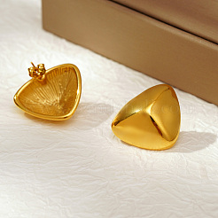 Элегантные треугольные серьги-гвоздики из нержавеющей стали 304&nbsp;JZ8163