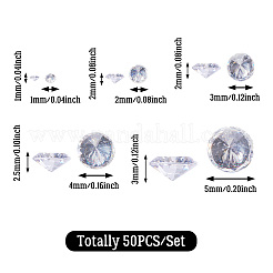 Cabochons de circonio cúbico&nbsp;ZIRC-TA0001-03