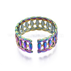 Кольцо-манжета в форме витой веревки из нержавеющей стали 304&nbsp;RJEW-N038-083