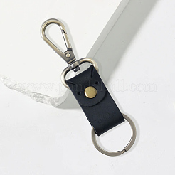 Брелоки из коровьей кожи и сплава&nbsp;KEYC-WH20005-24C