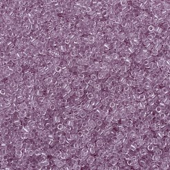 MIYUKIデリカビーズ  シリンダー  日本製シードビーズ  11/0  （db1402)透明な淡いバラ  1.3x1.6mm  穴：0.8mm  約2000PCS /ボトル  10 G /ボトル&nbsp;SEED-JP0008-DB1402