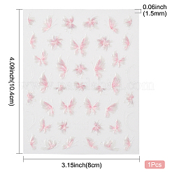 Наклейки для ногтей с рисунком бабочки&nbsp;MRMJ-WH20017-011C