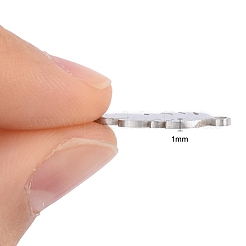 Connettori con maglie vuote stampate in acciaio inossidabile 201 anti-ossidazione&nbsp;STAS-T046-JA346-1