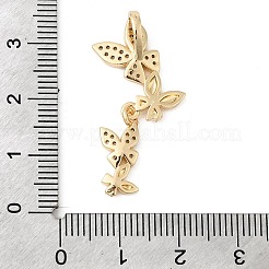 Латунные микро проложить кубического циркония подвески KK-C141-04KCG