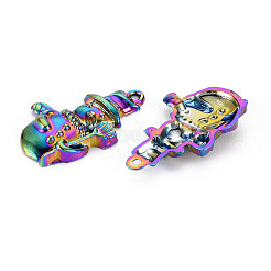 Pendentifs en alliage de couleur arc-en-ciel&nbsp;PALLOY-S180-283-NR