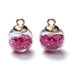 Прозрачные стеклянные бутылки подвески&nbsp;LS-GLAA-L018-03