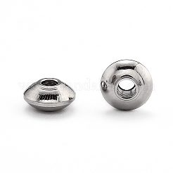 Perline distanziatrici piatte rotonde in acciaio inossidabile 304 anti-appannamento&nbsp;STAS-M252-02