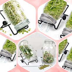 2 комплект сетчатых крышек для проращивания из нержавеющей стали 304 AJEW-GF0007-75