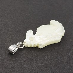 Anhänger der natürlichen Trochidenschale / Trochusschale&nbsp;SSHEL-K027-08