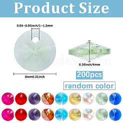 200pcs Glasanhänger&nbsp;RGLA-SP0001-03C